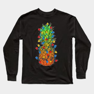 Pineapple Christmas Long Sleeve T-Shirt